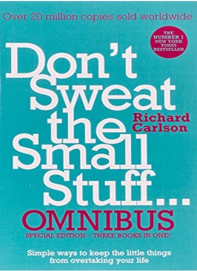 Buy Don't Sweat the Small Stuff... Omnibus: Comprises of DonaEURO (TM)t Sweat the Small Stuff, Don't Swe in UAE