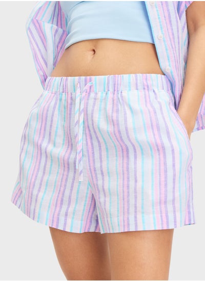 Buy Printed High Waist Shorts in Saudi Arabia