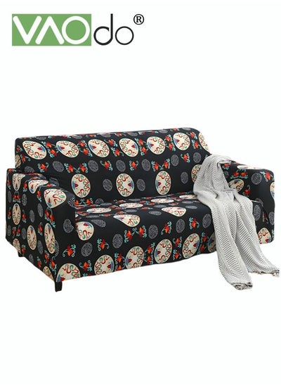 اشتري High Elastic Sofa Cover 3-Seater Universal All Inclusive Sofa Cover Fine Soft Material Color Fastness High Elastic Belt Sofa Cover في الامارات