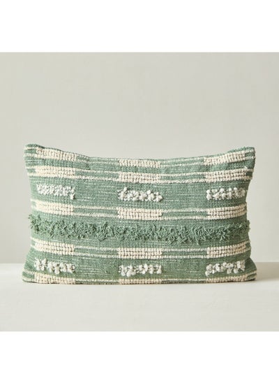 Buy Aizel Mica Textured Filled Cushion 50 x 30 cm in Saudi Arabia