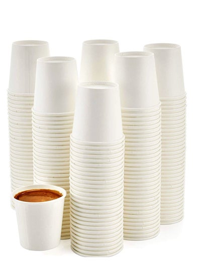 Buy 500-Piece 7 Oz Disposable Heavy Duty Paper Cups Suitable for Home Parties and Office Use in UAE