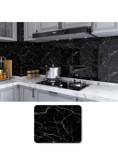 Buy Kitchen Countertop Self-Adhesive Waterproof Wallpaper 60x1000cm in UAE