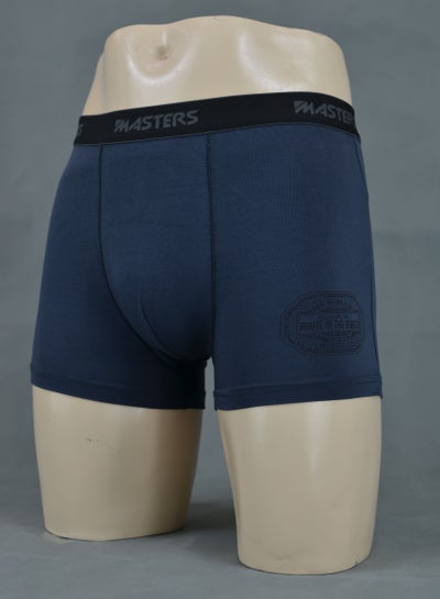 Buy Masters Underwear For Men Boxer Cotton Stretch - Dark Grey in Egypt