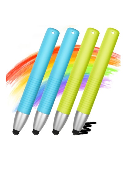 اشتري Kid-Friendly Stylus Pen, Kids Stylus Pens for Touch Screens, 4 Pack Stylus Pen for Kids, Easy Grip and Safe, Compatible with Apple/Android/iPad Pro/Mini/Air/iWatch/Kindle, Ect في الامارات