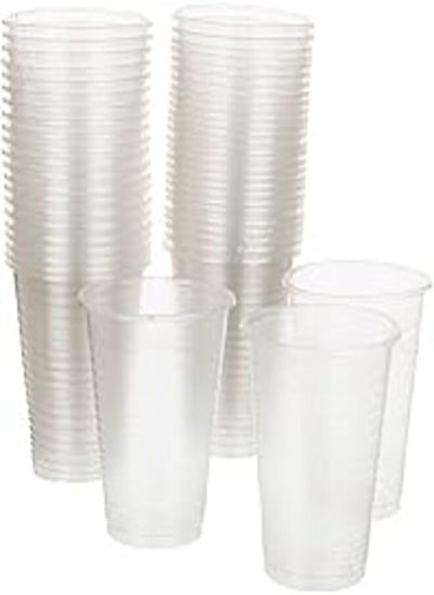 اشتري Transparent Plastic Cups - 50 Pieces في مصر