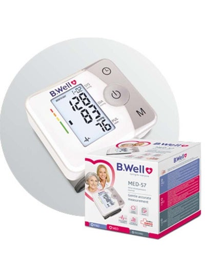 Buy MED-57 Wrist Blood Pressure Monitor with Portable Travel Storage Case in UAE