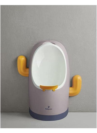 Buy Potty Training Urinal for Boys Toddler Training Toilet with Removable Potty for Boys 1 to 6 Years Height Adjustable Intertek Certified Lovely Cactus Look Purple in UAE