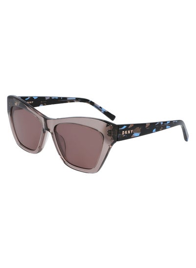 Buy Full Rim Zyl Cat Eye Dkny Sun Dk535S 5515 (270) Crystal Mink in UAE