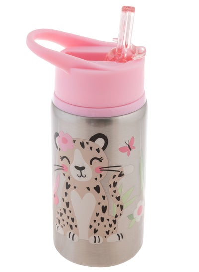 Buy Stainless Steel Water Bottle - Leopard in UAE