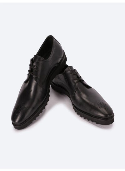 Buy Men Oxford shoes Genuine Leather Black in Egypt