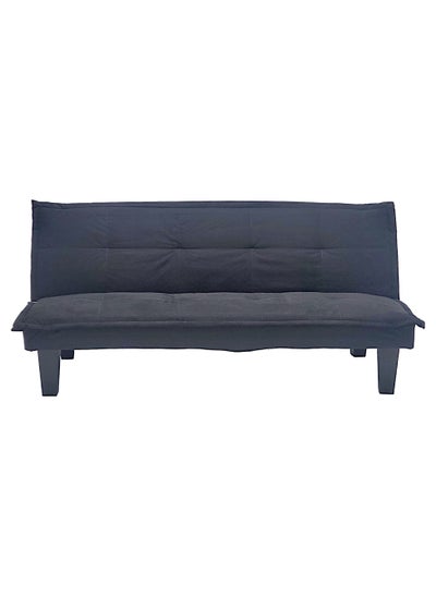 اشتري SBF Fabric Sofa Bed, Foldable Design, Adjustable Sleeping Position, Three Seater Fabric Sofa Bed, Ideal for Living Room, Black في الامارات