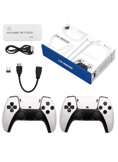 اشتري Wireless Retro Game Console, HD 4K Classic Retro Game Console, Mini Arcade Two Player Game Console Plug & Play Video Game Stick, 23 Classic Emulators Definition HDMI Output Adults Kids Gift (64G) في الامارات