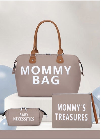 Buy Baby Diaper Bag Maternity Labor and Delivery Bag Mommy Diaper Tote Bag with Organizing Pouches and Straps in Saudi Arabia