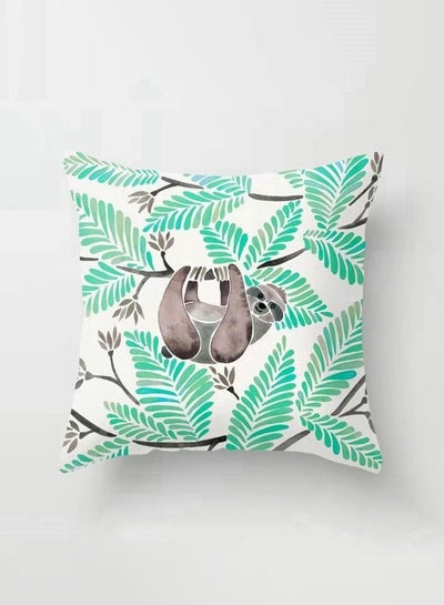 Buy Decorative Throw Pillow Cover 45 x 45 cm G2 in UAE