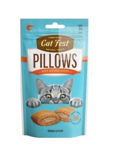 Buy Cat fest pillows with shrimp cream 30g in UAE