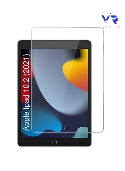 اشتري Tempered Glass Screen Protector for Apple iPad (2021) 9th Generation 10.2 inch Clear في الامارات