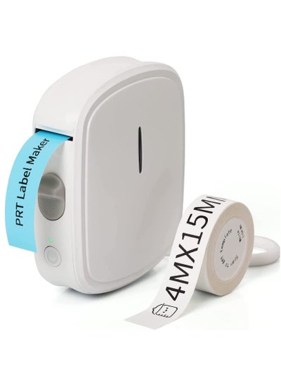 Buy Portable Bluetooth Label Printer for Storage Shipping, Barcode Mailing Office Home Organizing, Sticker Maker Mini Label Maker with Multiple Templates(adhesive labels X2) in UAE