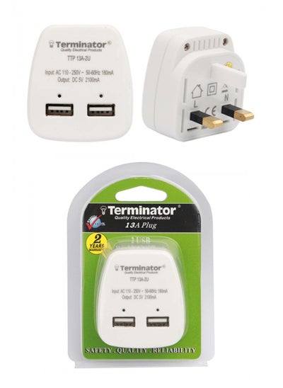 اشتري TTP 13A-2U 2USB Charger في الامارات