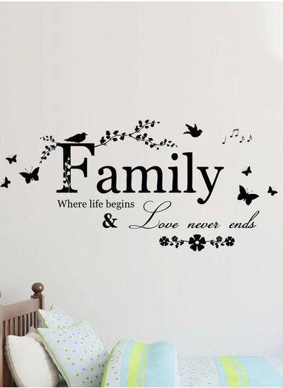 Buy Family Print Wall Sticker in Saudi Arabia