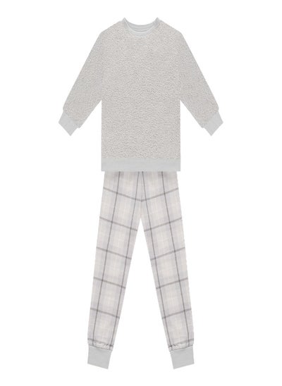 Buy 1 Pack Boys Greentreat Recycled Fleece Oversized Sweatshirt and Cuffed Trouser in Saudi Arabia