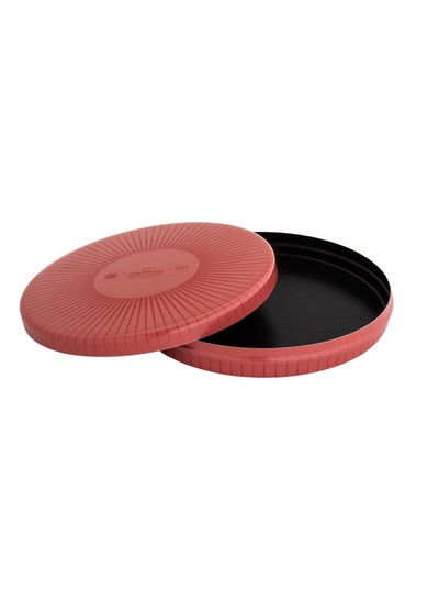 Buy Newflon Pizza Tray With Lid Size 25 cm 2 Pieces in Saudi Arabia