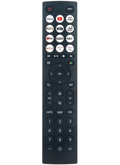 اشتري EN2E36H Replacement Remote Control – Compatible with Hisense VIDAA TVs (40A4KV, 32A4KV, 43A4KV) في الامارات