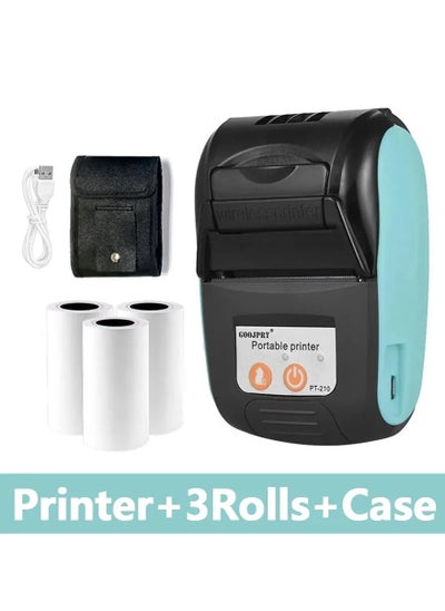 Buy Thermal Printer 58mm Handheld Portable Meituan Handheld Bluetooth Takeaway Receipt Printer in Saudi Arabia