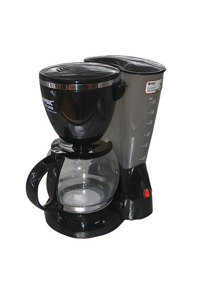 اشتري American Coffee Maker 800W Power 1.2L Black في السعودية