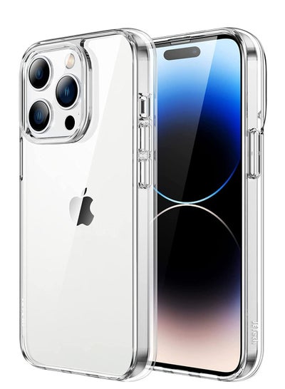 Buy iPhone 14 Pro Max Case 6.7 inch, Anti-Yellowing ,  Drop Protection with Bumper Shockproof Protective Cover Slim Thin Phone Case iPhone 14 Pro Max Crystal Clear in UAE