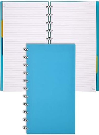 اشتري Talia Discbound Notebooks (yCelestial Turquoise w/Silver Discs, Letter (8.5in x 11in)) في مصر