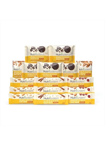 Buy ® On-The-Go Breakfast Bars, Muffins, and Biscotti, Helps Support Weight Loss - 16 Count in UAE