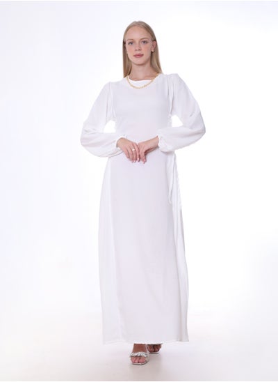 Buy Women's plain dress with sleeves in Egypt