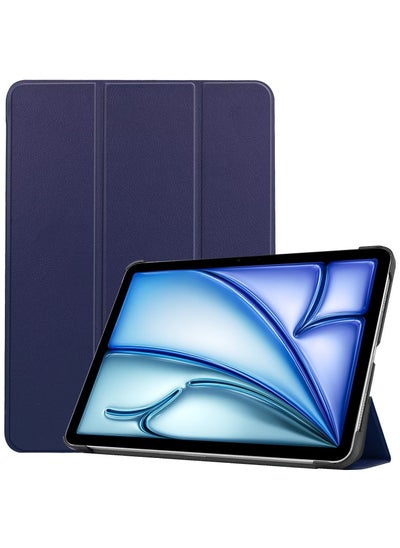 Buy Slim Stand Hard Back Shell Smart Cover Case for iPad Air 11-Inch M2 (2024), iPad Air 5/4 (2022/2020 5th/4th Generation 10.9-Inch), Auto Wake/Sleep Blue in Saudi Arabia