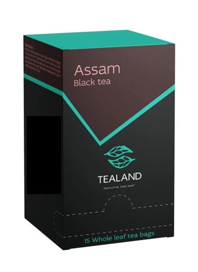 Buy 15 Sachet Box Assam Malty & Rich 100% Natural Ingredients Antioxidants Rich Helps Destress Soothing & Calming Tisane in UAE