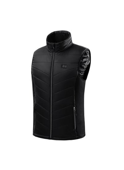 اشتري Smart Heated Vest 15-Zone Fiber Men USBBlack-Zone 15 fever Black-Zone 15 fever في السعودية