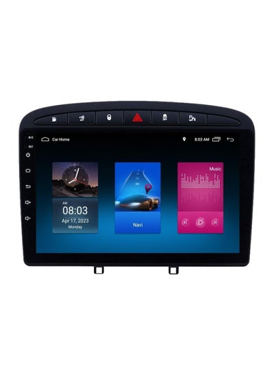 اشتري Android Car Stereo for Peugeot 308 308SW 2007 2008 2009 2010 2011 2012 2013 2014 2015 2016 1GB RAM 32GB ROM 9 Inch MirrorLink WiFi BT, IPS Touch Screen with AHD Camera Included في الامارات