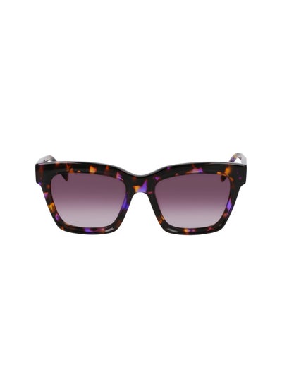 Buy FULL RIM ACETATE CAT EYE DKNY SUN DK551S  5318 (540) VIOLET TORTOISE in UAE