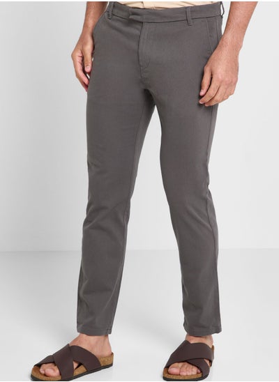 Buy Smart Slim Fit Trousers in UAE