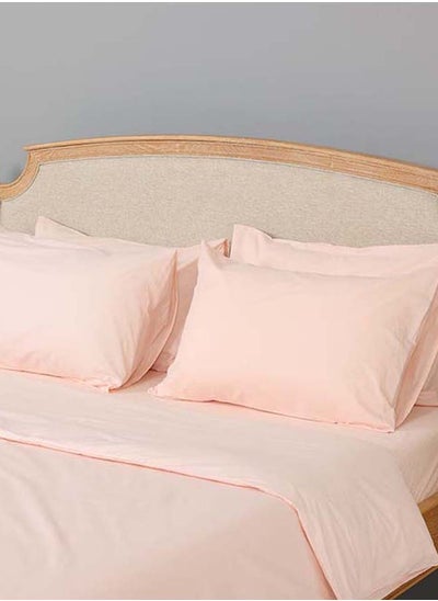 اشتري Essential Set of 4 Pillow Covers, Blush – 50x75 cm في الامارات