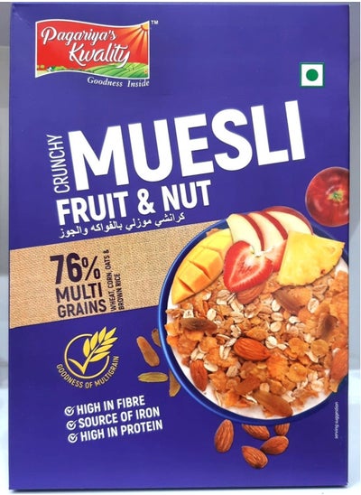 Buy Pagariya's Kwality - Muesli Mixed Fruit 400g in UAE