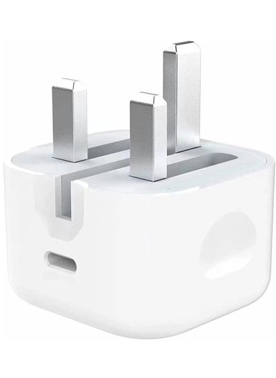 Buy Type C Fast Charger PD 20W Power Adapter for iPhone 13 12 11 14 Series Plug PD Power Adapter Wall Plug Compatible with iPhone 14 13 13pro 12 Pro Max 12 Mini SE White in UAE