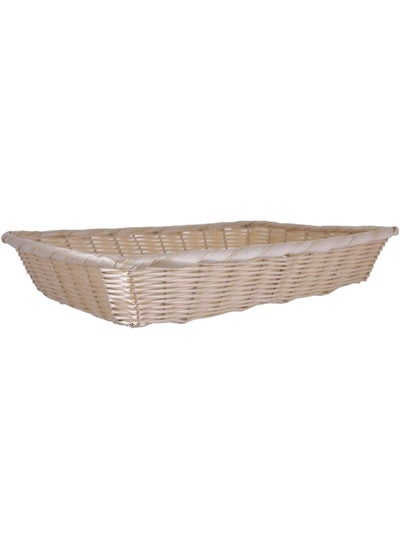 اشتري Rattan Basket, Beige - C03021 في الامارات