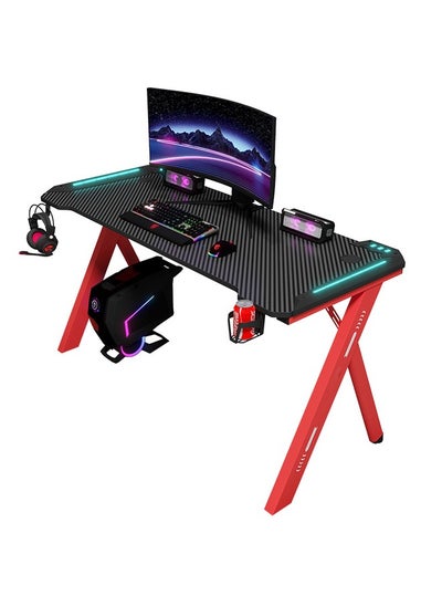 Buy Ergonomic Gaming and Computer Desk with LED Lights 120 CM in UAE