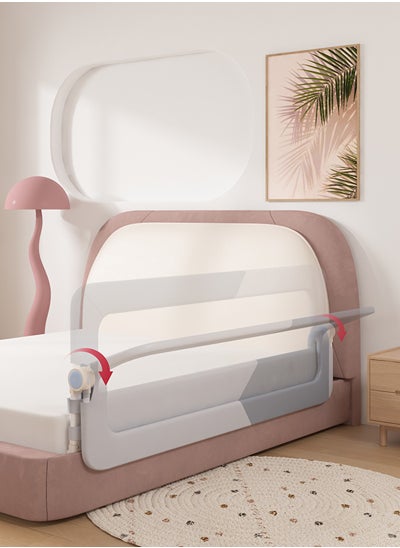 Buy Foldable Toddler Bed Rails, Kids Guard Bumper for Crib Safe Bed Side Rail for Twin Queen King Full Size Beds 180cm in Saudi Arabia