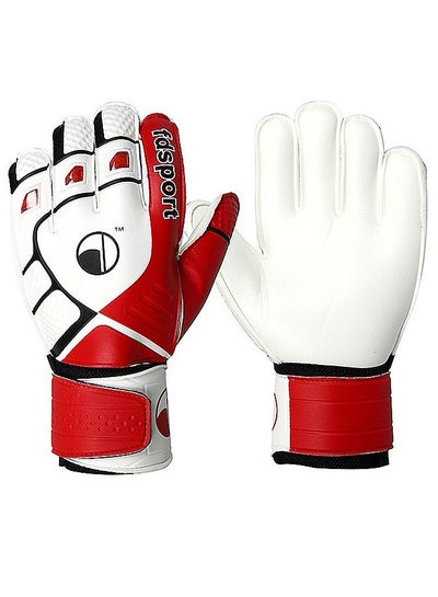 Buy Goalkeeper Football Gloves Protect Finger Latex Unisex in UAE