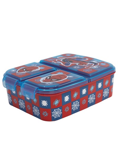 Buy MARVEL MULTICOMPARTMENT SANDWICH BOX SPIDERMAN ARACHNID GRID in UAE