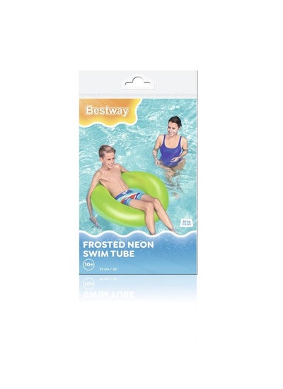 اشتري Bestway 91cm Frosted Neon Swim Tube#36025 في السعودية