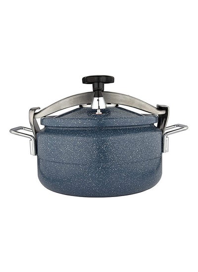 Buy Aluminum Granite Pressure Cooker Iron Handle Blue 12 liter in Saudi Arabia