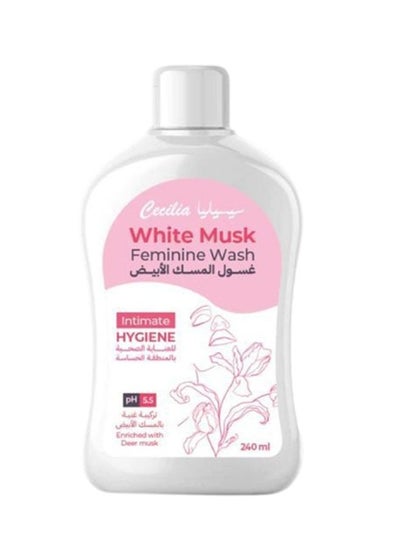 اشتري White musk intimate wash, deodorant, 240 ml في السعودية