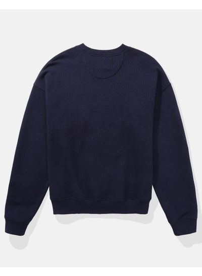 Buy AE Relaxed Graphic Crew Neck Sweatshirt in UAE